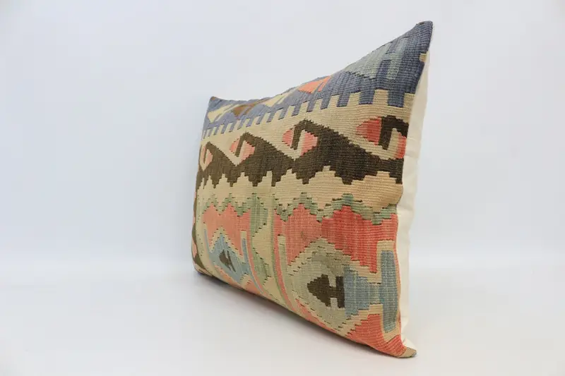 Gift Pillow, Turkish Pillow, Vintage Pillow, Hippie Throw Cushion, 20x28 Brown Pillow Sham, Handmade Throw Pillow Sham, Decorative Cushion, Pillow - 4