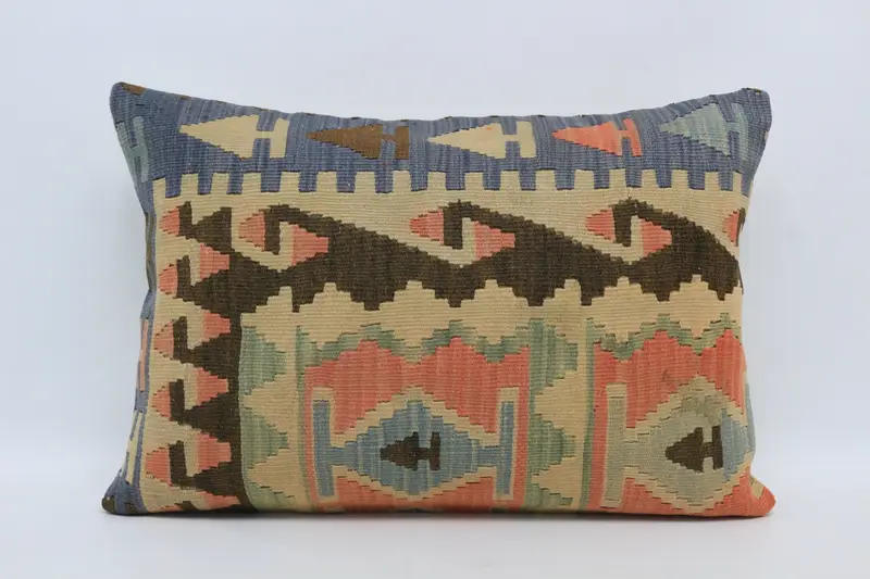 Gift Pillow, Turkish Pillow, Vintage Pillow, Hippie Throw Cushion, 20x28 Brown Pillow Sham, Handmade Throw Pillow Sham, Decorative Cushion, Pillow - 1