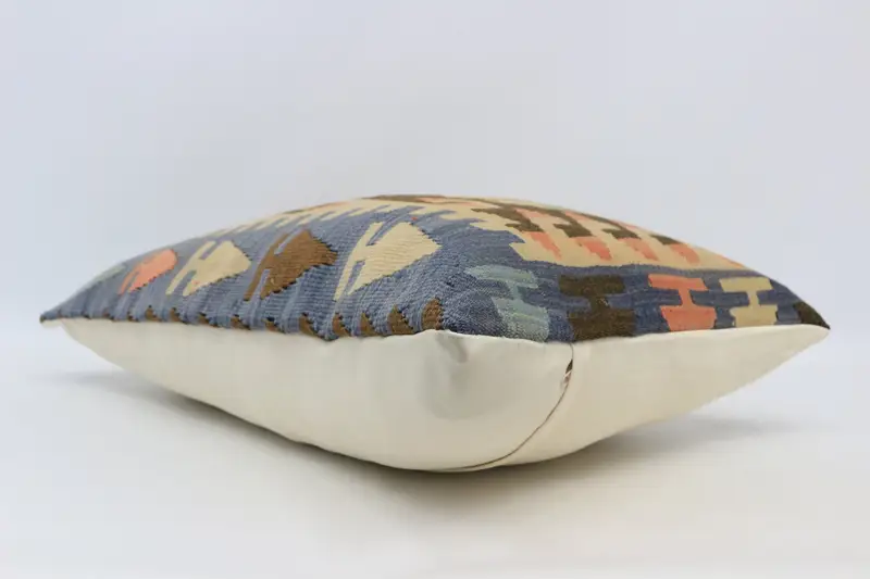 Gift Pillow, Turkish Pillow, Vintage Pillow, Hippie Throw Cushion, 20x28 Brown Pillow Sham, Handmade Throw Pillow Sham, Decorative Cushion, Pillow - 6