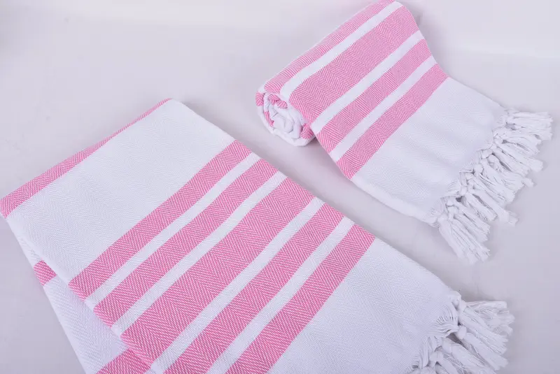 Summer Towel, Beach Theme Wedding Gift, Large Turkish Towel, Bridesmaid Favors, 70x40 Cotton Herringbone Towel, Travel towel, Best Friend Gift - 7