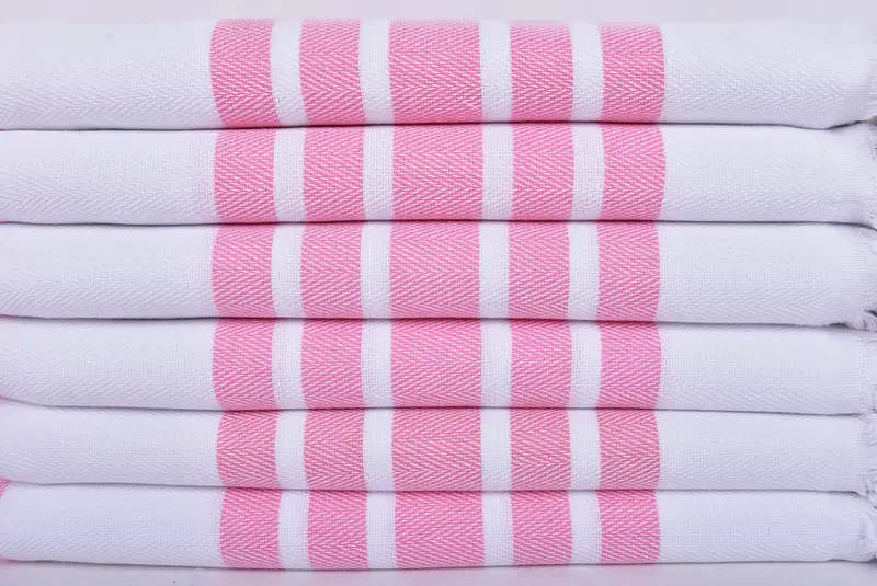 Summer Towel, Beach Theme Wedding Gift, Large Turkish Towel, Bridesmaid Favors, 70x40 Cotton Herringbone Towel, Travel towel, Best Friend Gift - 2