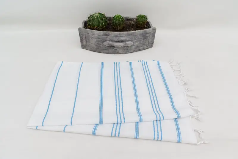 Geschenk für ihn, 40x24 Baumwollstreifentuch, kleine Badetücher, Brautdusche Gunst, monogrammiertes Handtuch, Monogrammküchentuch, handgefertigtes Geschenk - 8