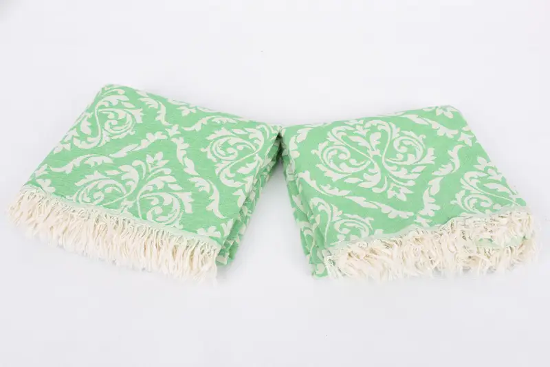 68x36 Cotton Baroque Towel, Wedding Hand Made Gift, Best Beach Towel, Hammam towel, Engagement Gift, Extra large Turkish bath towel, Summer Gift - 7