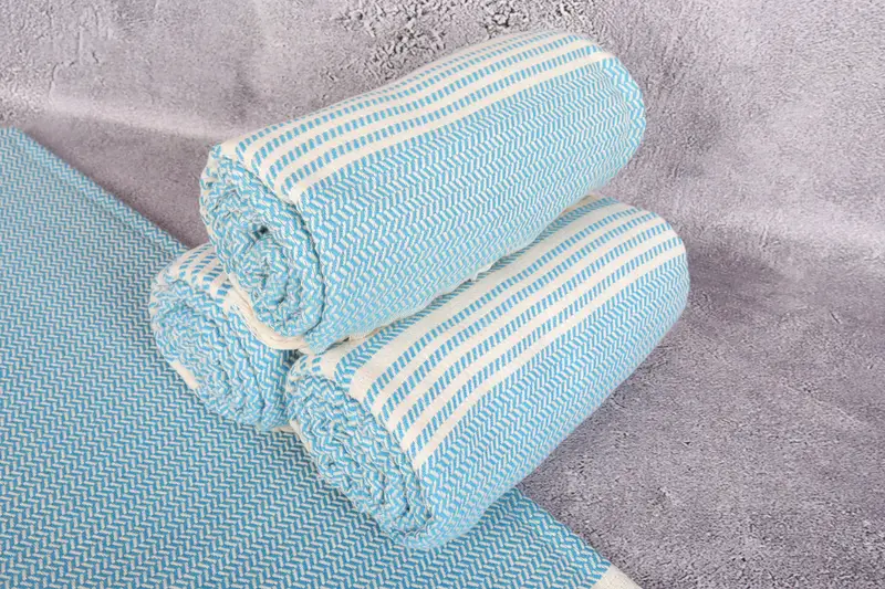 70x40 Cotton Striped Towel, Sand-free towel, Turkish Towel Beach, Gift Towel, Bachelor Gifts, Girls Weekend Getaways Ideas, Turkish Towel Bulk - 7