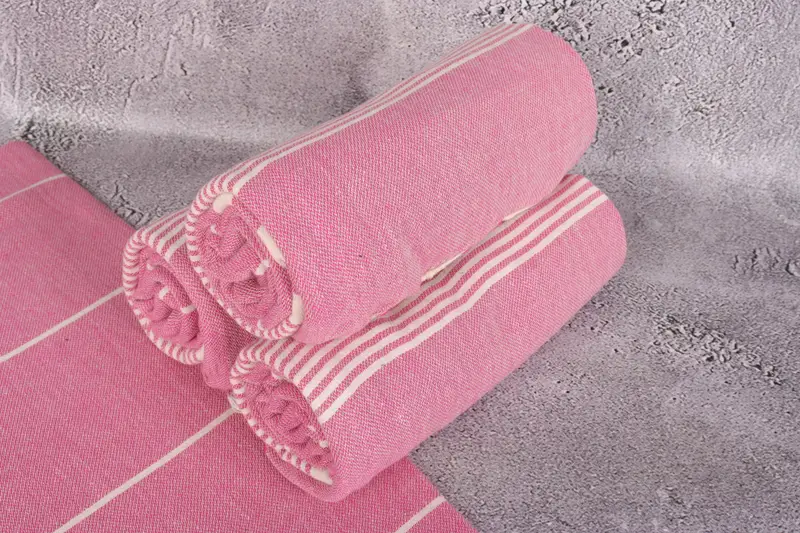 Bridal Shower Gift, Gift For Her, 70x40 Cotton Striped Towel, Sand-resistant Turkish towel for the beach, Employee Gifts, Monogram Turkish Towel - 7