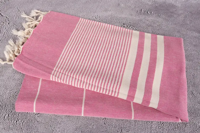 Bridal Shower Gift, Gift For Her, 70x40 Cotton Striped Towel, Sand-resistant Turkish towel for the beach, Employee Gifts, Monogram Turkish Towel - 6