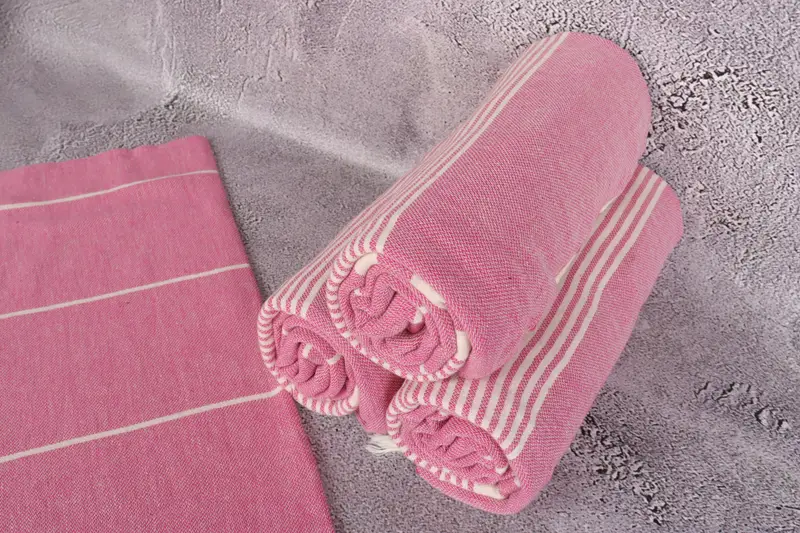 Bridal Shower Gift, Gift For Her, 70x40 Cotton Striped Towel, Sand-resistant Turkish towel for the beach, Employee Gifts, Monogram Turkish Towel - 8