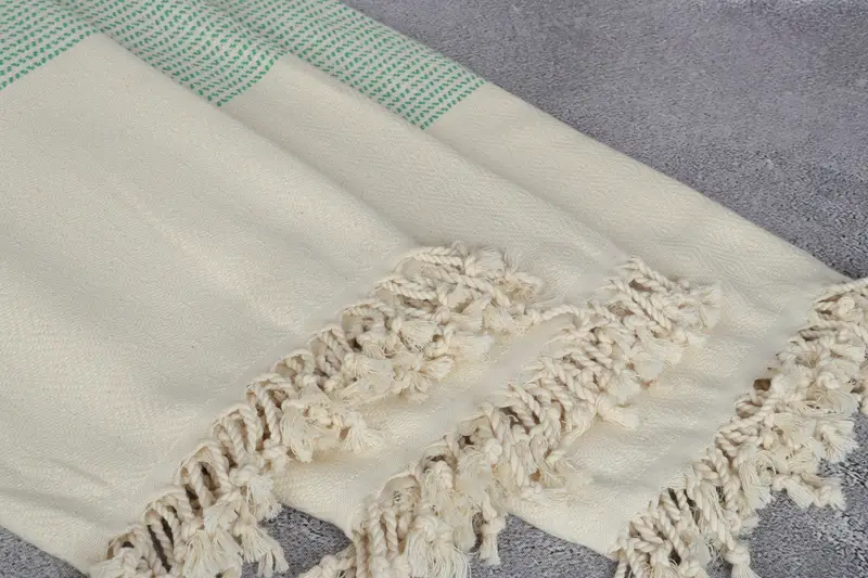 Personalized Towel, Gifts For Him, Monogrammed Beach Towel, 70x40 Cotton Diamond Towel, Peshtemal, Handwoven organic Turkish towel for spa - 5