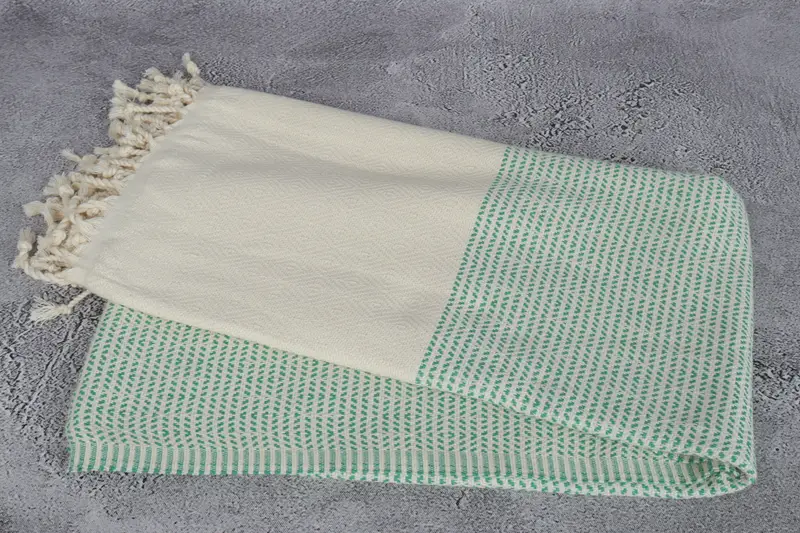 Personalized Towel, Gifts For Him, Monogrammed Beach Towel, 70x40 Cotton Diamond Towel, Peshtemal, Handwoven organic Turkish towel for spa - 6