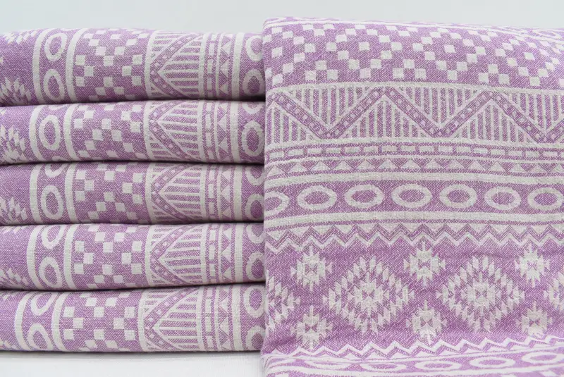 Spa Gift Towel, Travel towel, Oversized Beach Towel, Organic towel, Christmas Gift, Personalized Beach Towel, 68x36 Cotton Geometric Towel - 2