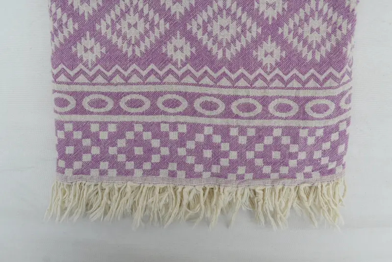 Spa Gift Towel, Travel towel, Oversized Beach Towel, Organic towel, Christmas Gift, Personalized Beach Towel, 68x36 Cotton Geometric Towel - 6