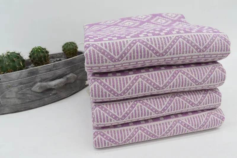 Spa Gift Towel, Travel towel, Oversized Beach Towel, Organic towel, Christmas Gift, Personalized Beach Towel, 68x36 Cotton Geometric Towel - 8