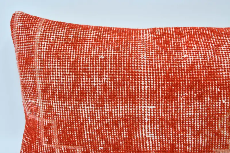 Pillow, Office Chair Cushion Case, Kilim Pillow, Turkish Kilim Pillow, Ethnic Pillow Cover Pillow, 12x36 Red Pillow Sham, Vintage Kilim Pillow - 2