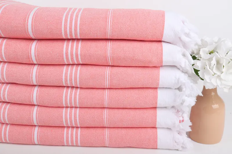 70x36 Cotton Striped Terry Towel, Quick-Dry Beach Towel, Custom Beach Towel, Large Beach Towel Personalized, Best Friend Gift Ideas, Fouta towel - 5