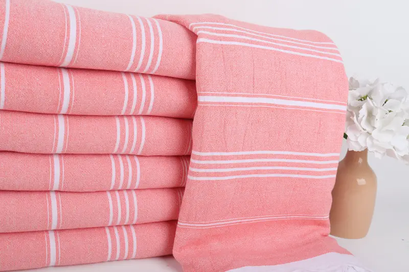 70x36 Cotton Striped Terry Towel, Quick-Dry Beach Towel, Custom Beach Towel, Large Beach Towel Personalized, Best Friend Gift Ideas, Fouta towel - 2