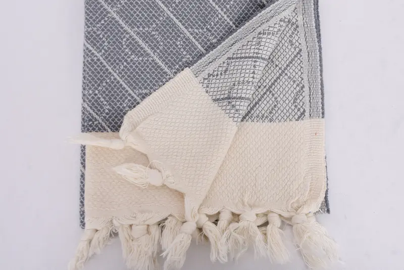 Bridesmaid Gifts, Gym Towel, 36x18 Cotton Geometric Towel, Beach Theme Bachelorette Party, Christmas Hand Towel, Turkish Tea Towel, Wedding Favors - 8