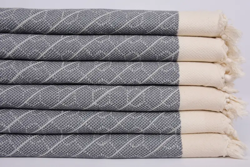 Bridesmaid Gifts, Gym Towel, 36x18 Cotton Geometric Towel, Beach Theme Bachelorette Party, Christmas Hand Towel, Turkish Tea Towel, Wedding Favors - 3