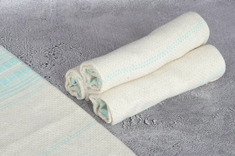 40x20 Linen Striped Towel, Monogram Hand Towel, Spa Towel, Custom Wedding Gifts, Summer Gift, Custom Hand Towel, Valentines Gift, Turkish Hand Towel - 8