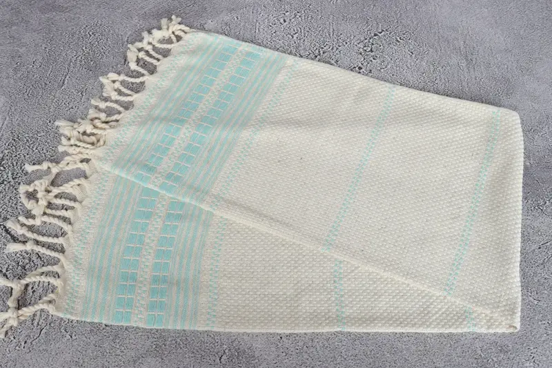 40x20 Linen Striped Towel, Monogram Hand Towel, Spa Towel, Custom Wedding Gifts, Summer Gift, Custom Hand Towel, Valentines Gift, Turkish Hand Towel - 6
