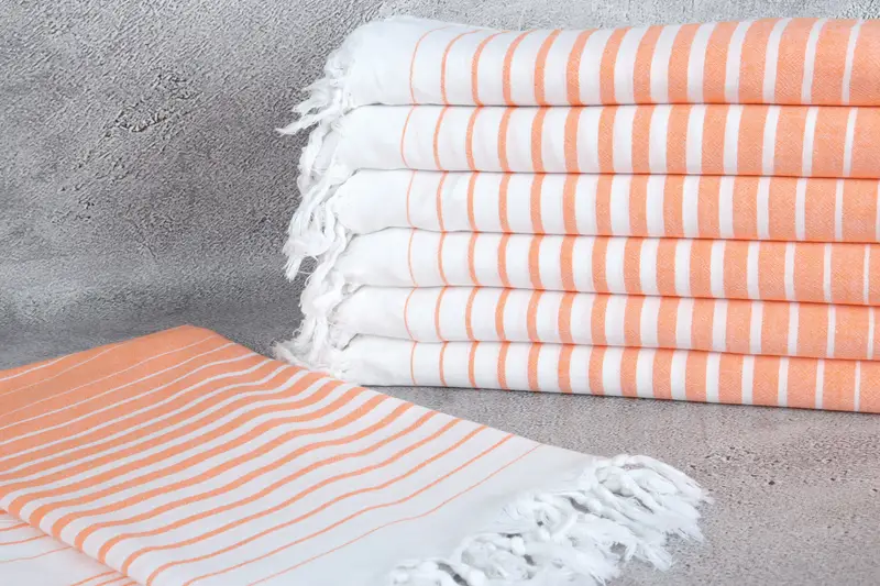 68x36 Cotton Striped Towel, Turkish hand towel, Organic Beach Towel, Beach towel, Personalized Wedding Gift For Couple, Monogram Turkish Towel - 2