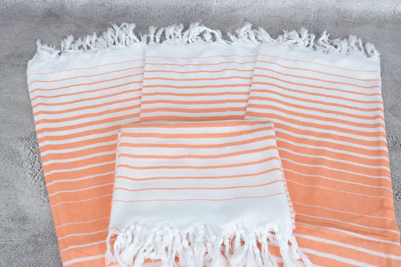 68x36 Cotton Striped Towel, Turkish hand towel, Organic Beach Towel, Beach towel, Personalized Wedding Gift For Couple, Monogram Turkish Towel - 4