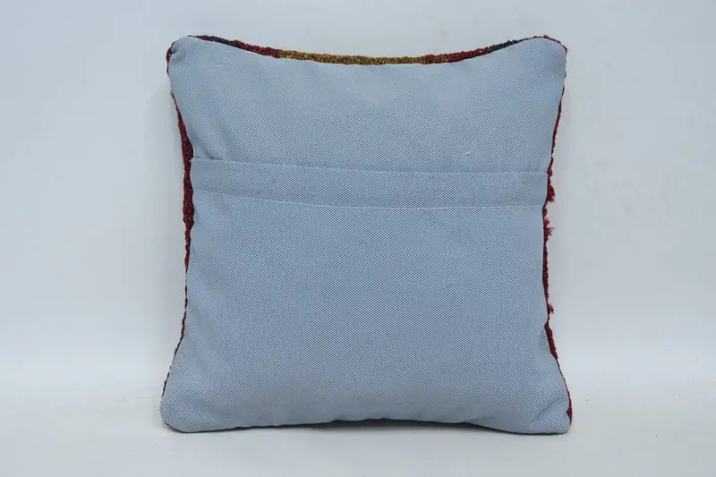 Custom Pillow Case, Vintage Kilim Pillow, One Of A Kind Cushion, Kilim Pillow, Pillow Sham, Interior Designer Pillow, 12x12 Orange Pillow Sham - 6