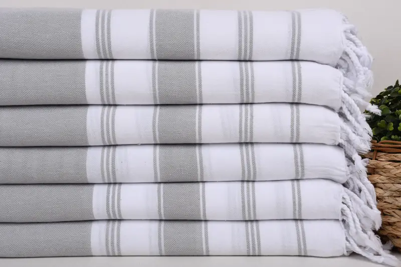 Bachelorette Party Gifts, Quick-dry towel, 70x40 Cotton Striped Towel, Bachelorette Party Favors Beach, Organic Turkish towel, Sand-free towel - 2