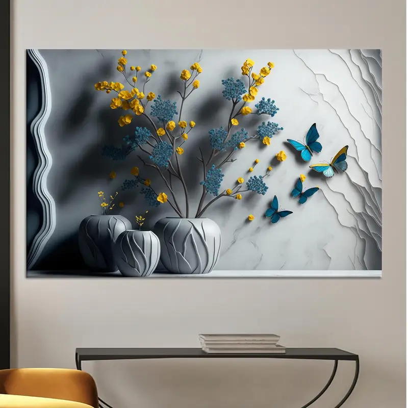 モダンで豪華な抽象キャンバス: あなたの空間に最適なトレンディなプリントアート