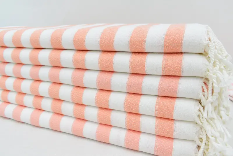 Custom Wedding Gift, Bachelorette Towel, Bachelorette Party Favors Beach, Peshtemal Towel, 70x36 Cotton Striped Towel, Monogram Turkish Towel - 5