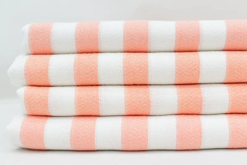 Custom Wedding Gift, Bachelorette Towel, Bachelorette Party Favors Beach, Peshtemal Towel, 70x36 Cotton Striped Towel, Monogram Turkish Towel - 6