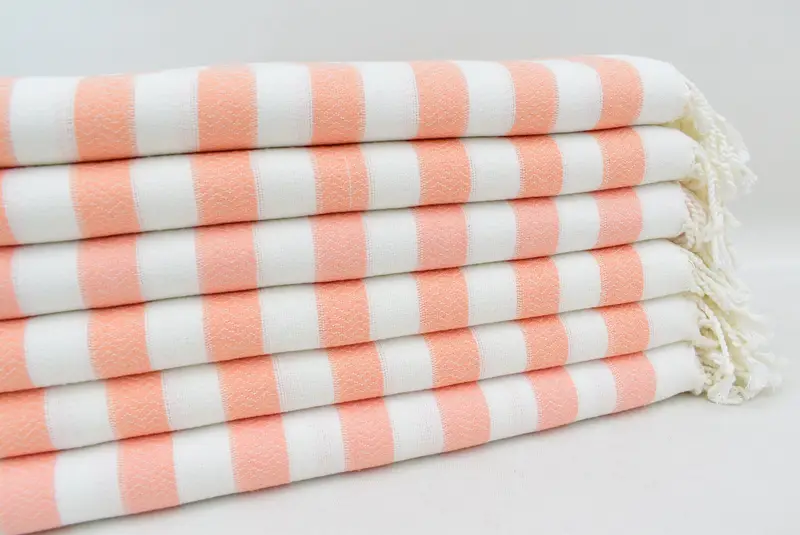 Custom Wedding Gift, Bachelorette Towel, Bachelorette Party Favors Beach, Peshtemal Towel, 70x36 Cotton Striped Towel, Monogram Turkish Towel - 4