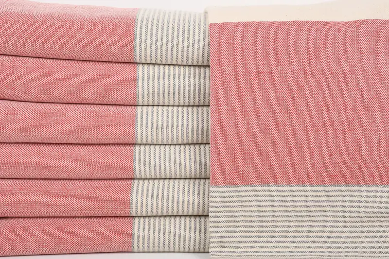 Guest Towel, Custom Beach Towels, Wedding Favors, Monogram Turkish Towel, Memorial Gift, Best Wedding Gift, Custom Gift, 70x40 Cotton Striped Towel - 1
