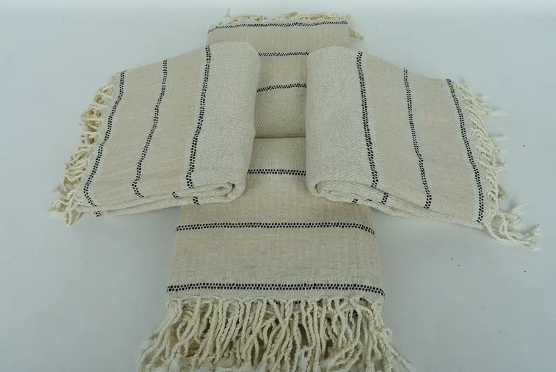 Bridesmaid Favors, Personalized Turkish Towel, Bachelorette Party Decorations, Eco-Friendly Turkish Towel, Custom Towel, 70x40 Linen Striped Towel - 6
