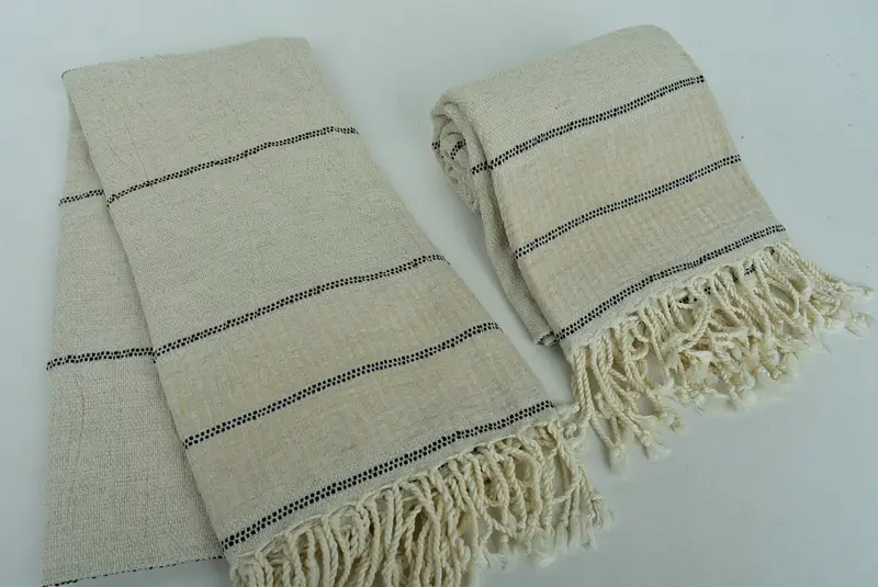 Bridesmaid Favors, Personalized Turkish Towel, Bachelorette Party Decorations, Eco-Friendly Turkish Towel, Custom Towel, 70x40 Linen Striped Towel - 7