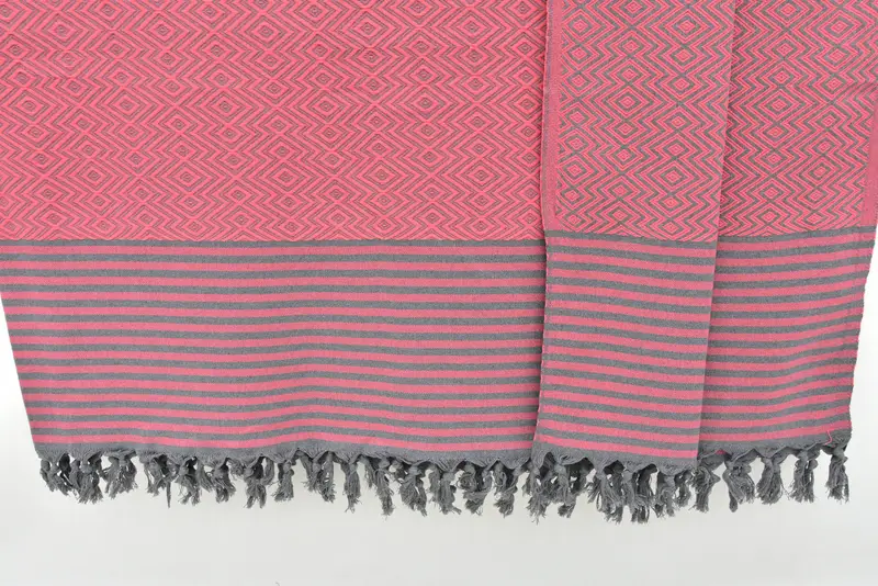 Beach Wedding Favor, Decorative Blanket, Girl Trip Party Favor, Employee Gifts, Bridesmaid Gifts, Throw Blanket Couch, 104x80 Cotton Diamond Towel - 8
