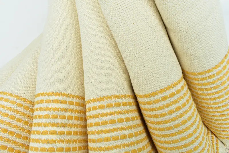 Gift For Her, Absorbent Turkish towel, Scarf Towel, Valentines Day Gift, 70x36 Cotton Striped Towel, Quick-dry peshtemal, Embroidered Beach Towel - 5