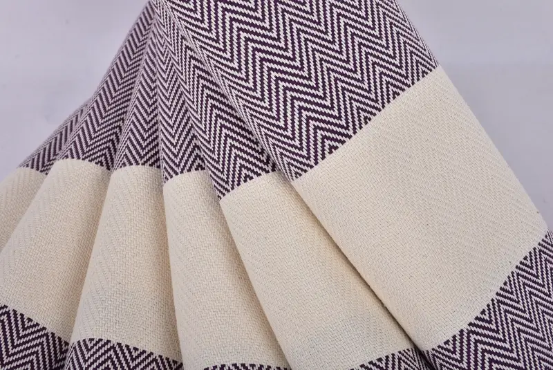 Custom Wedding Towel, Boyfriend Christmas Gift, Gifts For Him, 70x40 Cotton Herringbone Towel, Monogrammed Beach Towel, Personalized Wedding Gift - 5