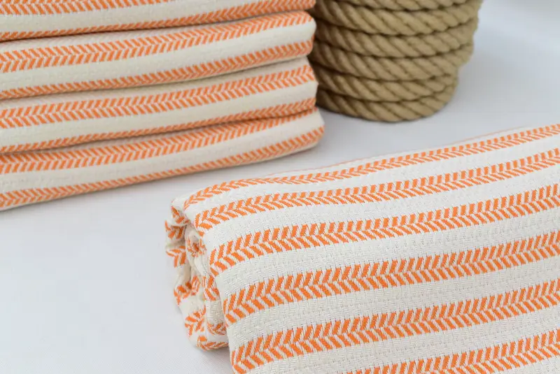 Bachelorette Towel, Gift For Her, Holiday Towel, Bridal Gifts, 70x40 Cotton Chevron Towel, Guest Towel, Absorbent Turkish towel, Peshtemal Towel - 6