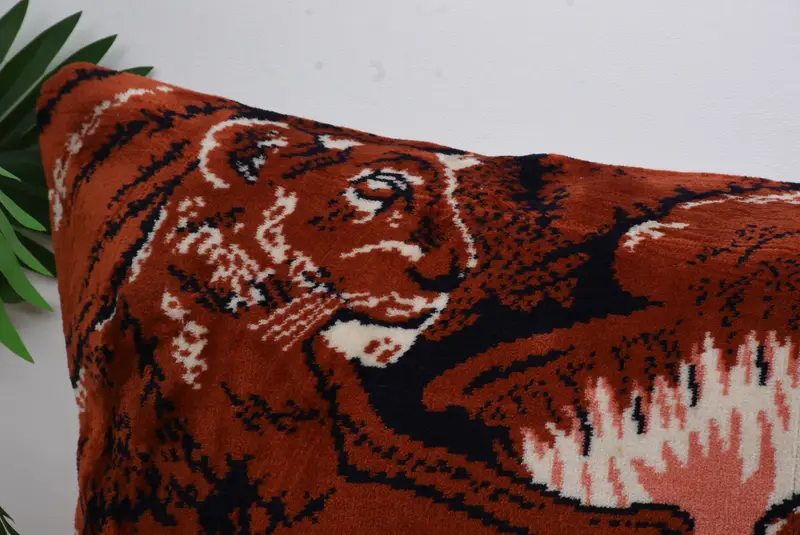 16x48 Red Pillow, Office Chair Cushion Case, Throw Kilim Pillow, Kilim Pillow, Pillow Cover, Vintage Kilim Throw Pillow, Art Deco Cushion Cover - 2