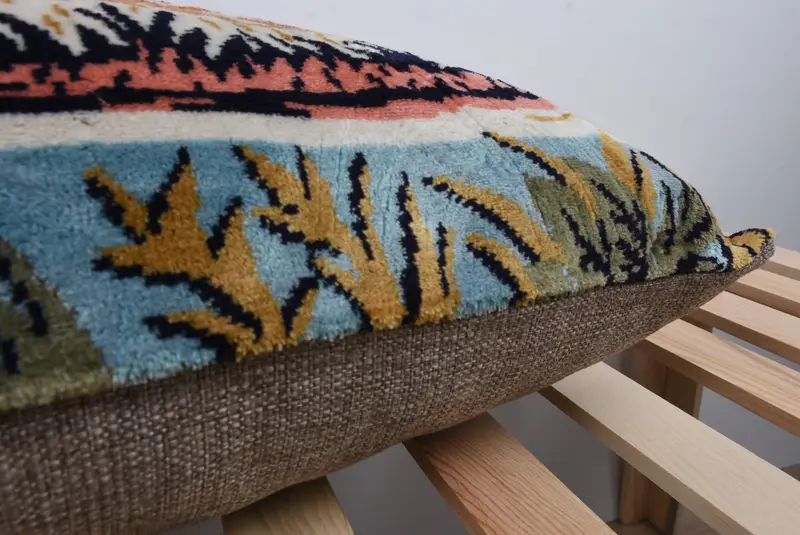 16x48 Red Pillow, Office Chair Cushion Case, Throw Kilim Pillow, Kilim Pillow, Pillow Cover, Vintage Kilim Throw Pillow, Art Deco Cushion Cover - 7