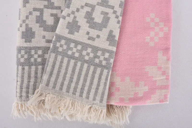 Bachelorette Party Favor, Travel Towel, Personalized Turkish Towel, Lightweight towel, Custom Wedding Gift, 70x40 Cotton Pixel Dragon Design Towel - 6
