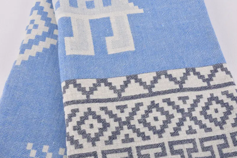 Bachelorette Party Favor, Travel Towel, Personalized Turkish Towel, Lightweight towel, Custom Wedding Gift, 70x40 Cotton Pixel Dragon Design Towel - 4