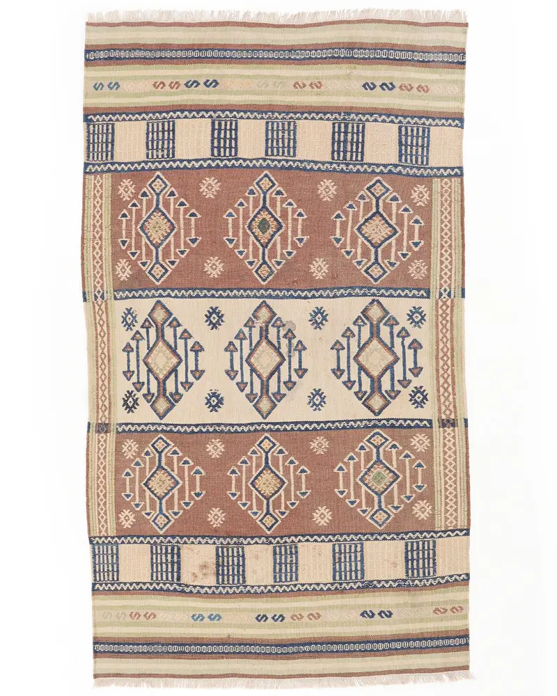 Alfombra Marrón y Beige, 3,4x5,8 ft Elegant Flooring