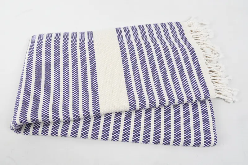 Handmade Gift, Sand-resistant towel, Christmas Favors, 70x40 Cotton Striped Towel, Absorbent towel, Girls Weekend Getaways Gifts, Hammam Towel USA - 7