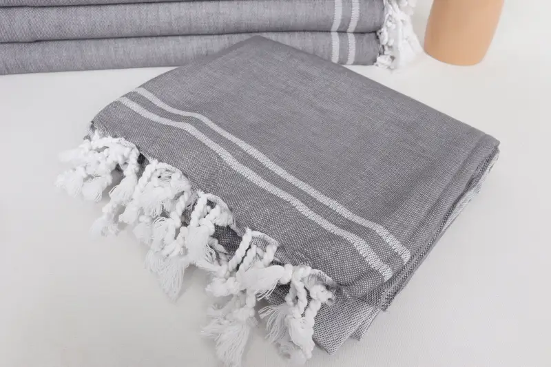 Turkish hand towel, Bridal Gifts, Monogrammed Beach Towel, Housewarming Gift, Turkish Towel Monogram, Bachelor Gifts, 70x40 Cotton Star Design Towel - 6