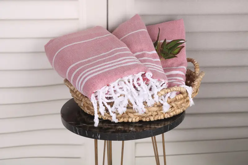Bridesmaid Gifts, 38x18 Cotton Striped Towel, Turkish Towel Hand Towel, Engagement Gift, Bachelorette Party Items, Kitchen Towel, Travel Towel - 5