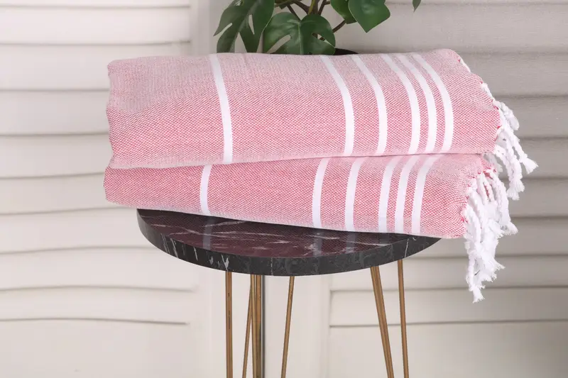 Bridesmaid Gifts, 38x18 Cotton Striped Towel, Turkish Towel Hand Towel, Engagement Gift, Bachelorette Party Items, Kitchen Towel, Travel Towel - 3