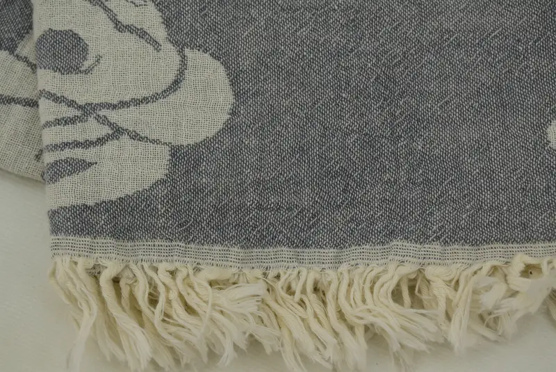 Turkish beach towel, Quick-Dry Beach Towel, 70x36 Cotton Skull Patterned Towel, Customized Turkish Towel, Organic Turkish towel, Customized Towels - 7