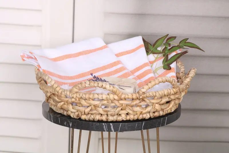 Personalized Hand Towel, Turkish Hand Towel, Monogram Hand Towel, Housewarming Gift, Personalized Gift For Her, 36x24 Cotton Herringbone Towel - 5