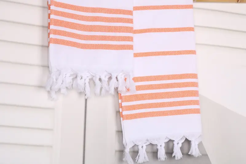 Personalized Hand Towel, Turkish Hand Towel, Monogram Hand Towel, Housewarming Gift, Personalized Gift For Her, 36x24 Cotton Herringbone Towel - 8